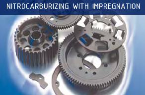 Nitrocarburizing with impregnats